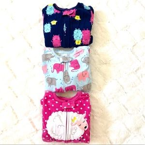 Fleece Footie Pajama Bundle